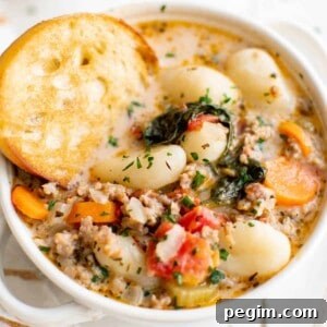 sausage gnocchi soup
