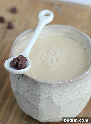 creamy cookie dough latte