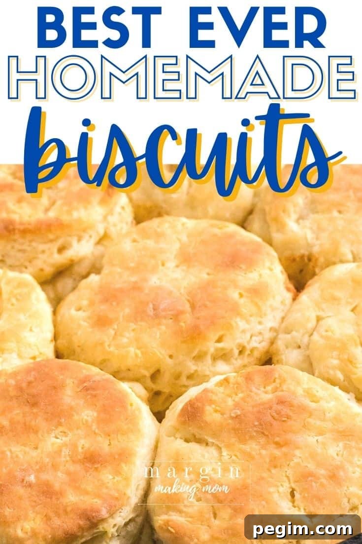 close-up view of several easy homemade biscuits