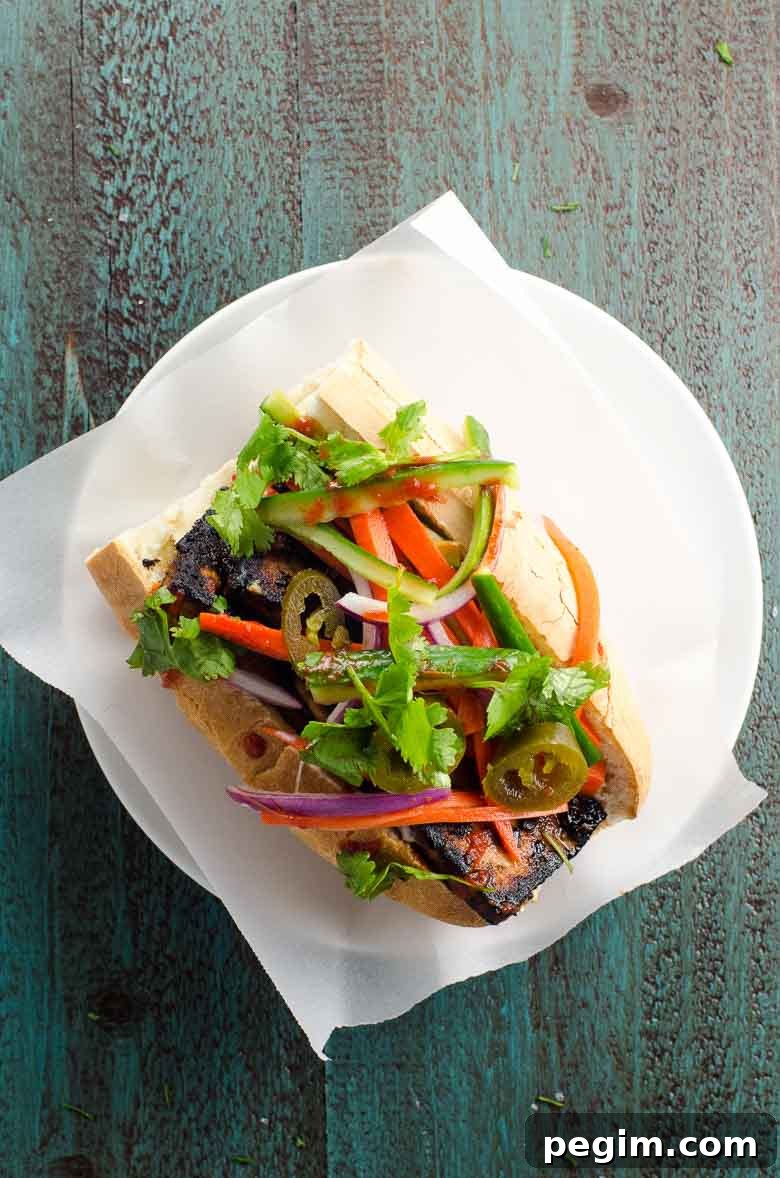Vegan Banh Mi with Char Siu Tofu- 780 | Umami Girl-3