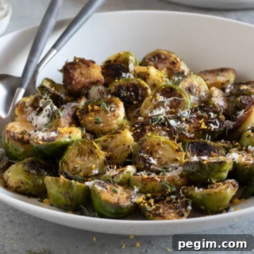 lemon thyme brussels sprouts