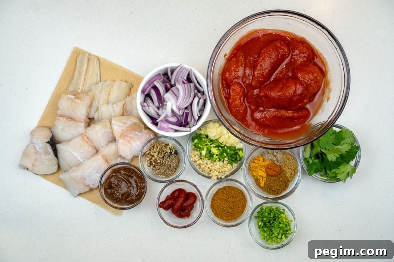 Ingredients for this curry