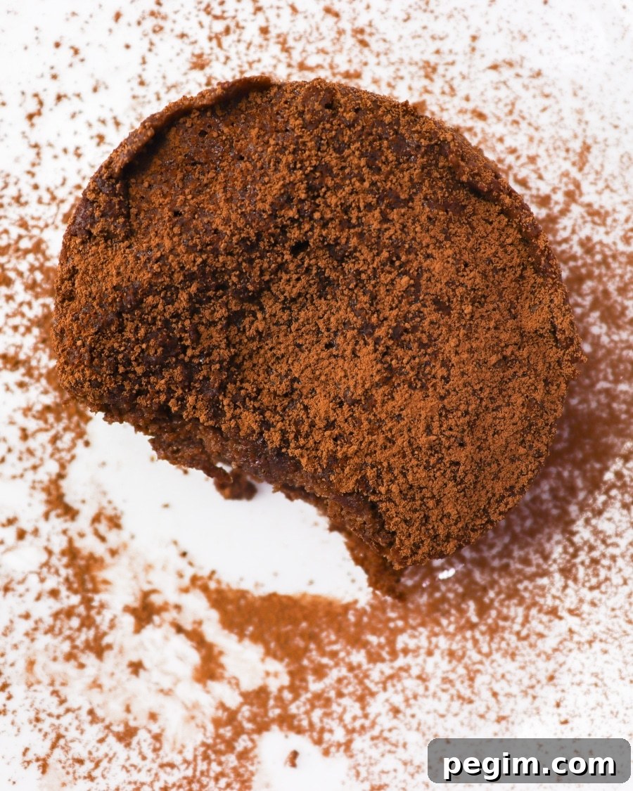 Keto Flaxseed Muffin In A Mug with bite taken out