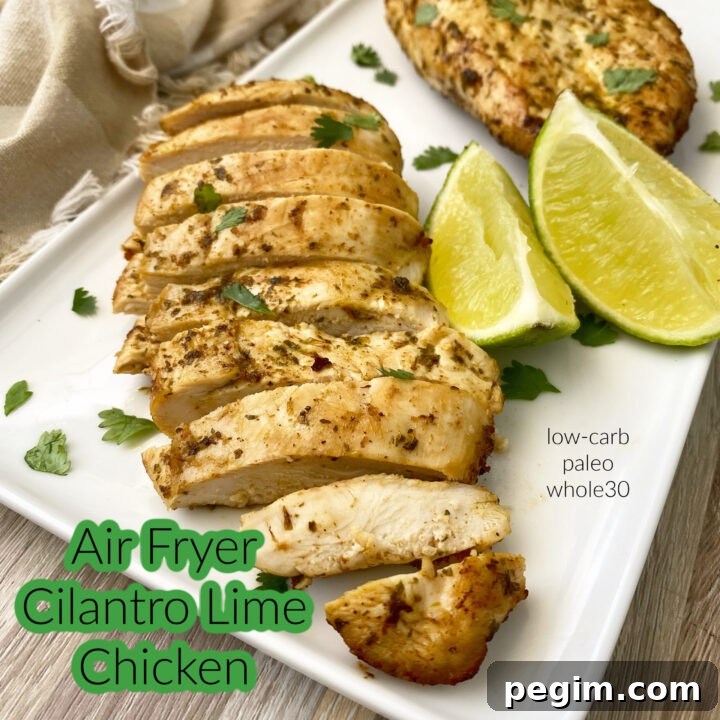 Image for Air Fryer Cilantro Lime Chicken + VIDEO