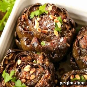 Grandma's Best Stuffed Artichokes are a side dish that can be made ahead of time