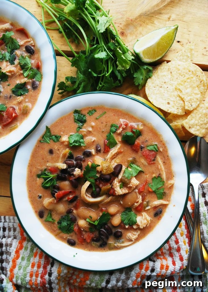 Slow Cooker Green Chile Enchilada Soup (Gluten, dairy, egg, peanut & tree nut free) Soup recipe by AllergyAwesomeness