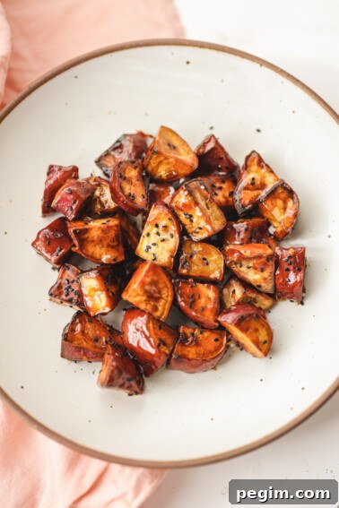 Korean Candied Sweet Potato (Goguma Mattang)