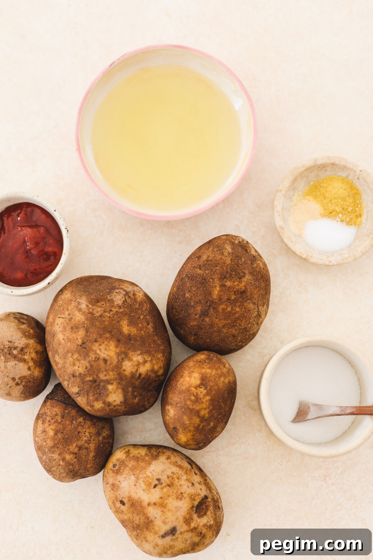 recipe ingredients on a counter