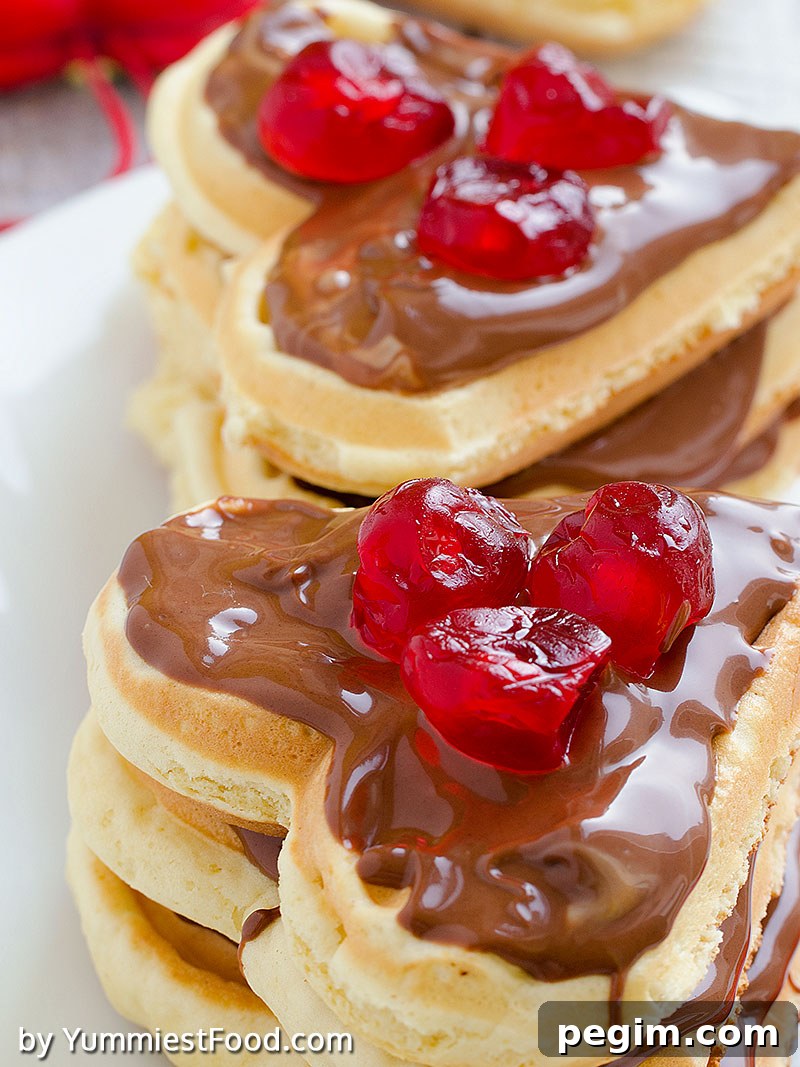 Valentine’s Waffles