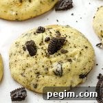Oreo Cream Pudding Cookies - Featured Image