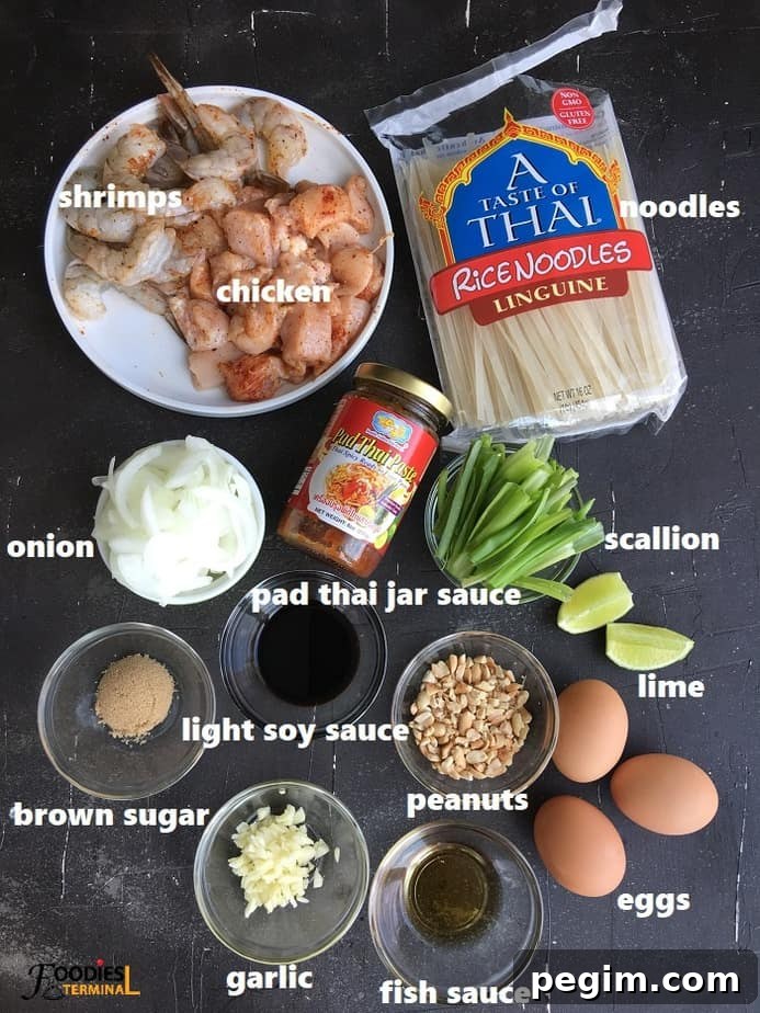 recipe ingredients on a black surface