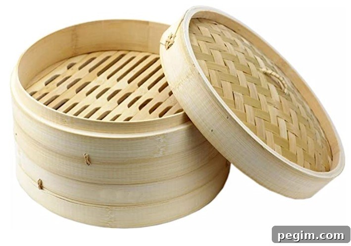 Bamboo steamer 12"