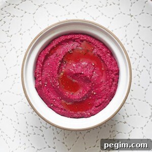 Beet Hummus by Michelle Tam