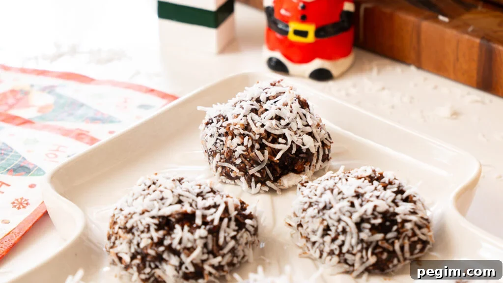 A delicious snowball cookies recipe—Newfoundland snowballs on a tray.