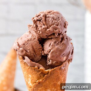 No-Churn Chocolate Ice Cream