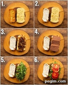 how to make a corned beef sandwich 6 step by step photos showing how to make a corned beef sandwich