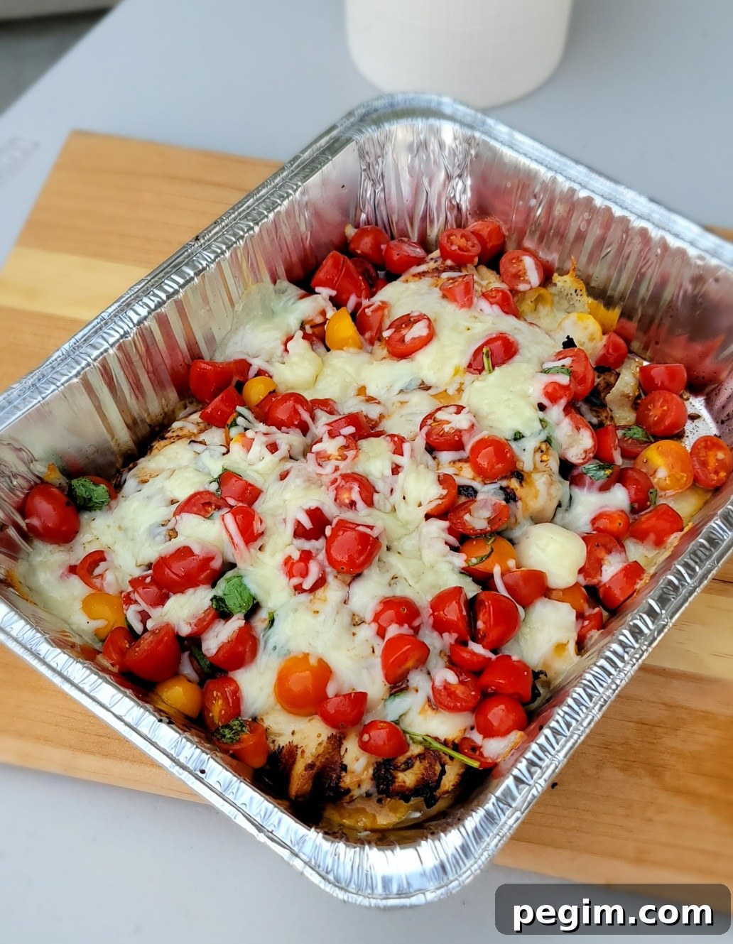 Melted mozzarella
