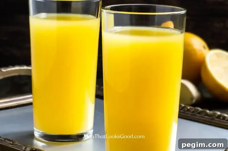Orange Tea Shot