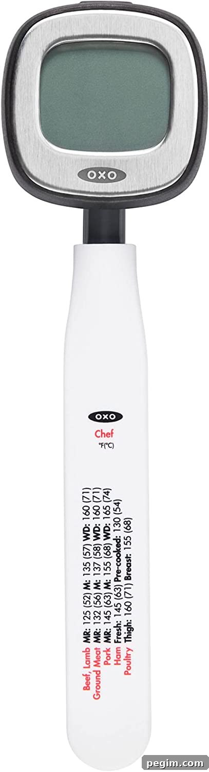 OXO Good Grips Chef's Precision Digital Instant Read Thermometer.