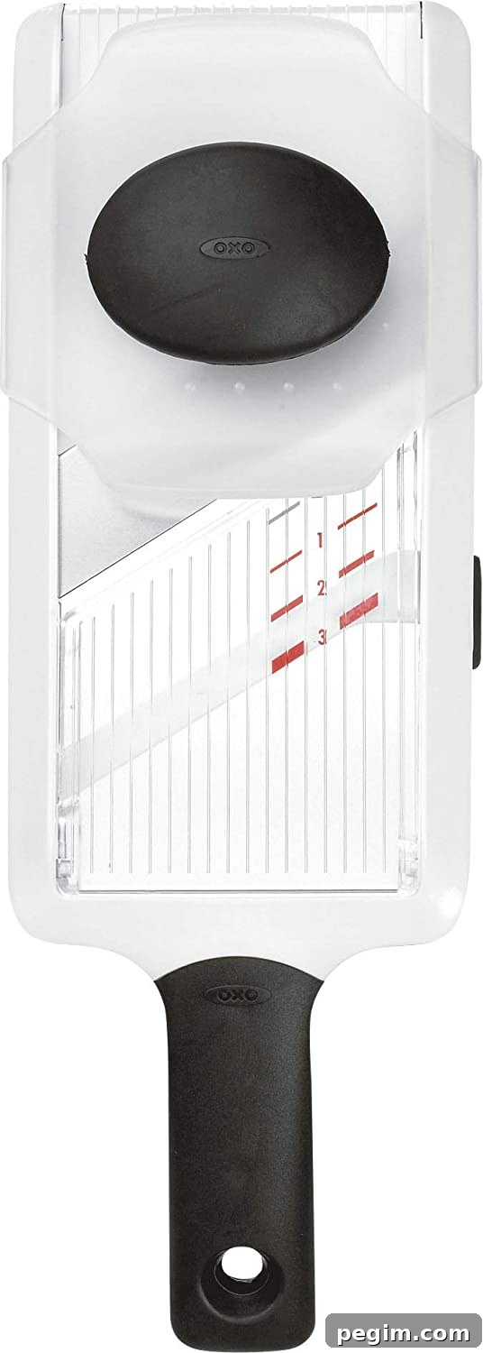 OXO Good Grips Handheld Mandoline Slicer.