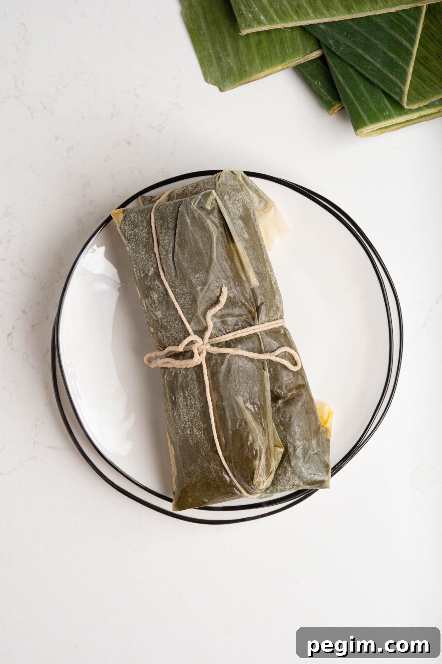 Pasteles on a plate.