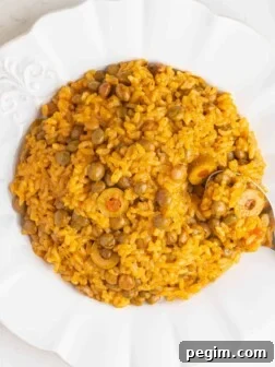 Puerto Rican Rice & Beans with Sofrito (Arroz con Gandules)