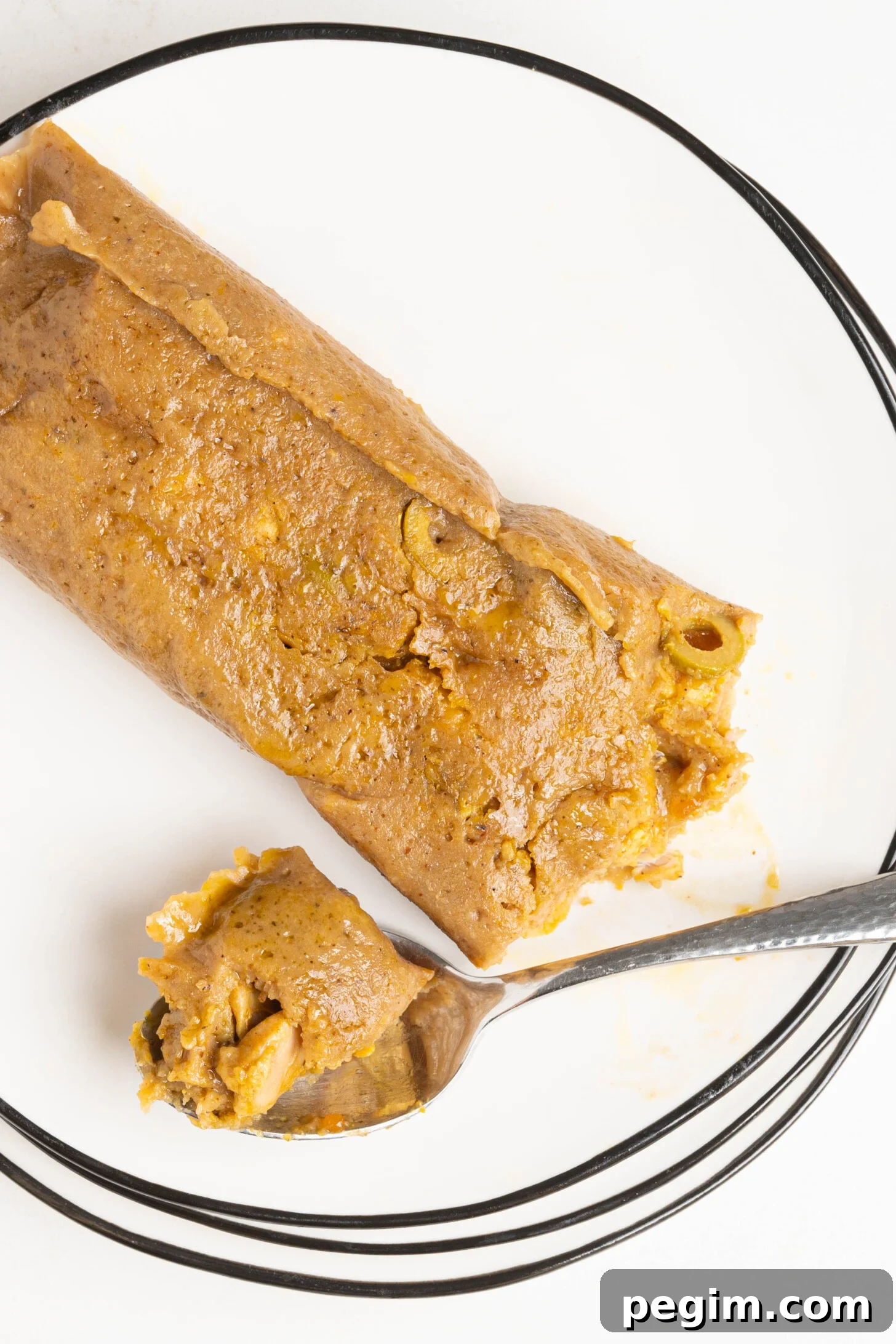 Puerto Rican pasteles on a plate.