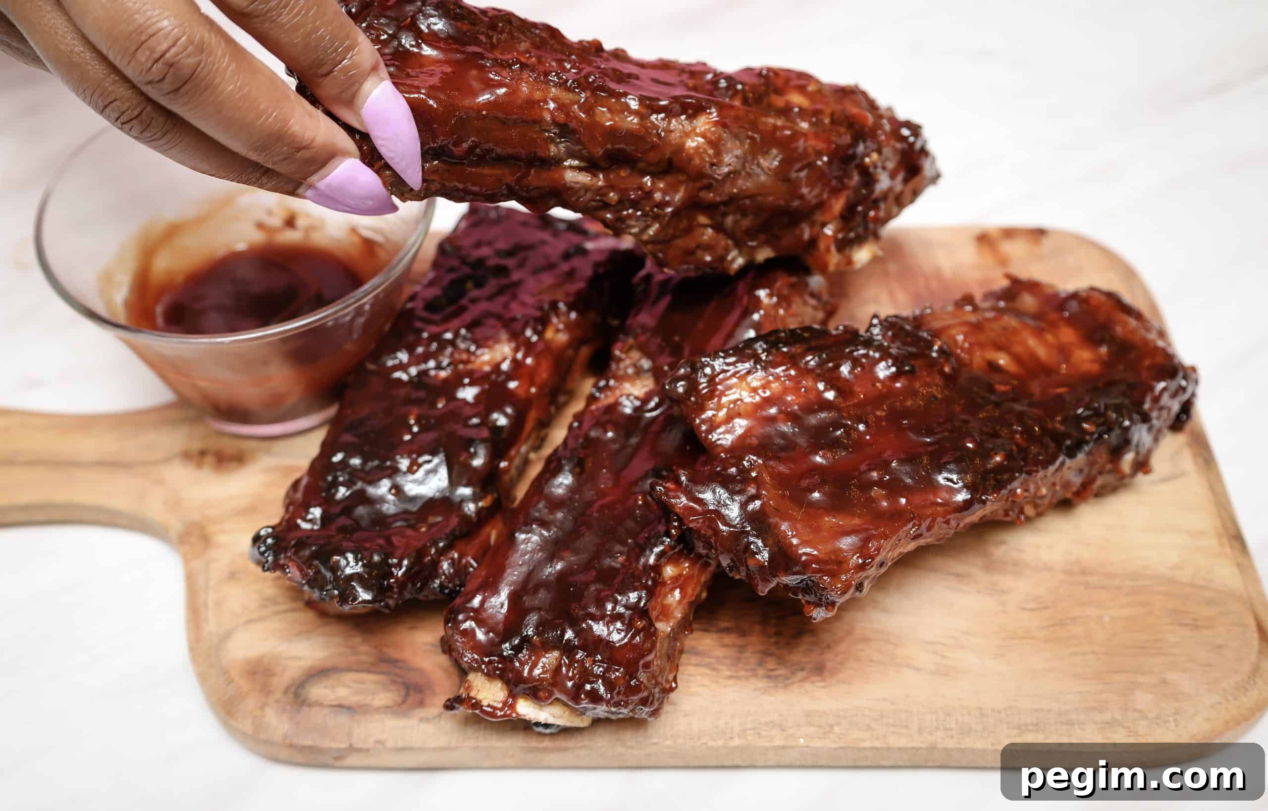 Soul Food BBQ Ribs Recipe Card