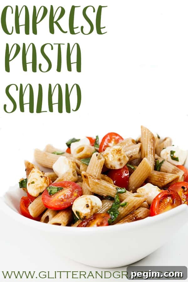 caprese pasta salad