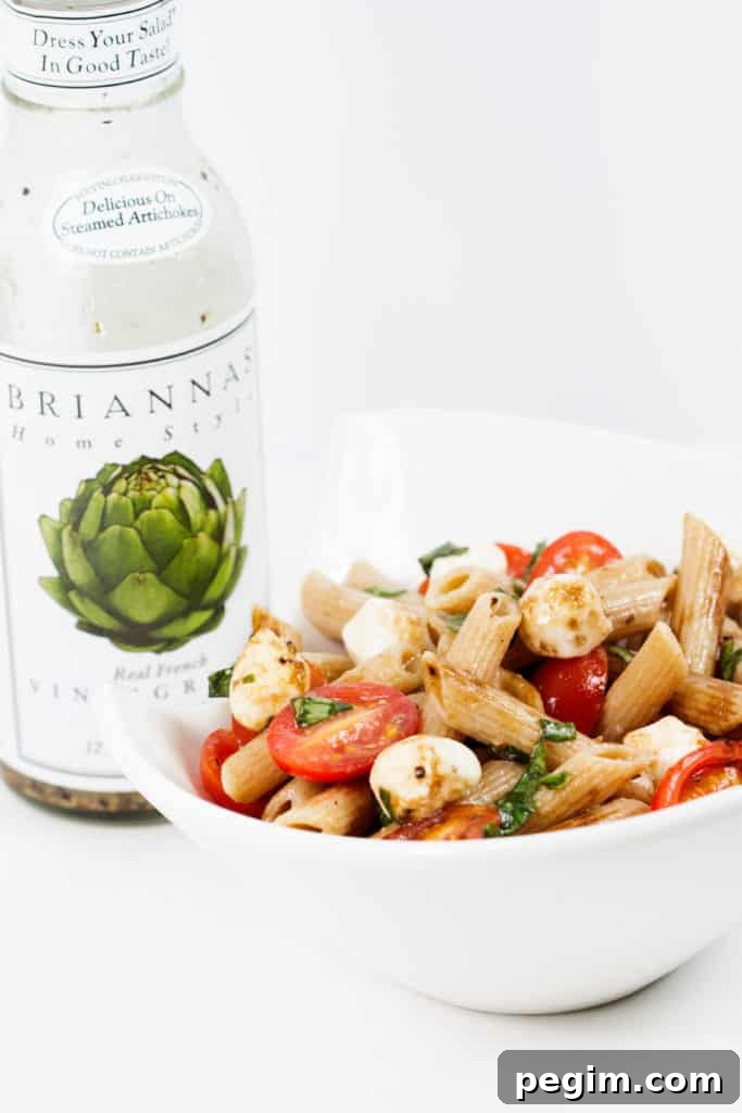 caprese pasta salad