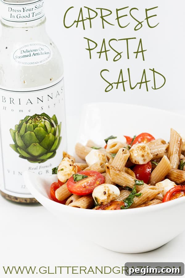 caprese pasta salad