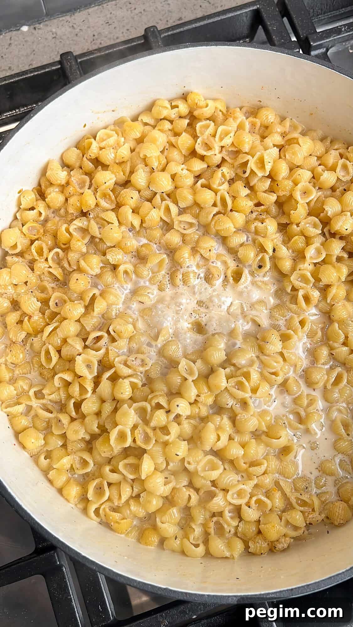 reducing one pot mac and cheese