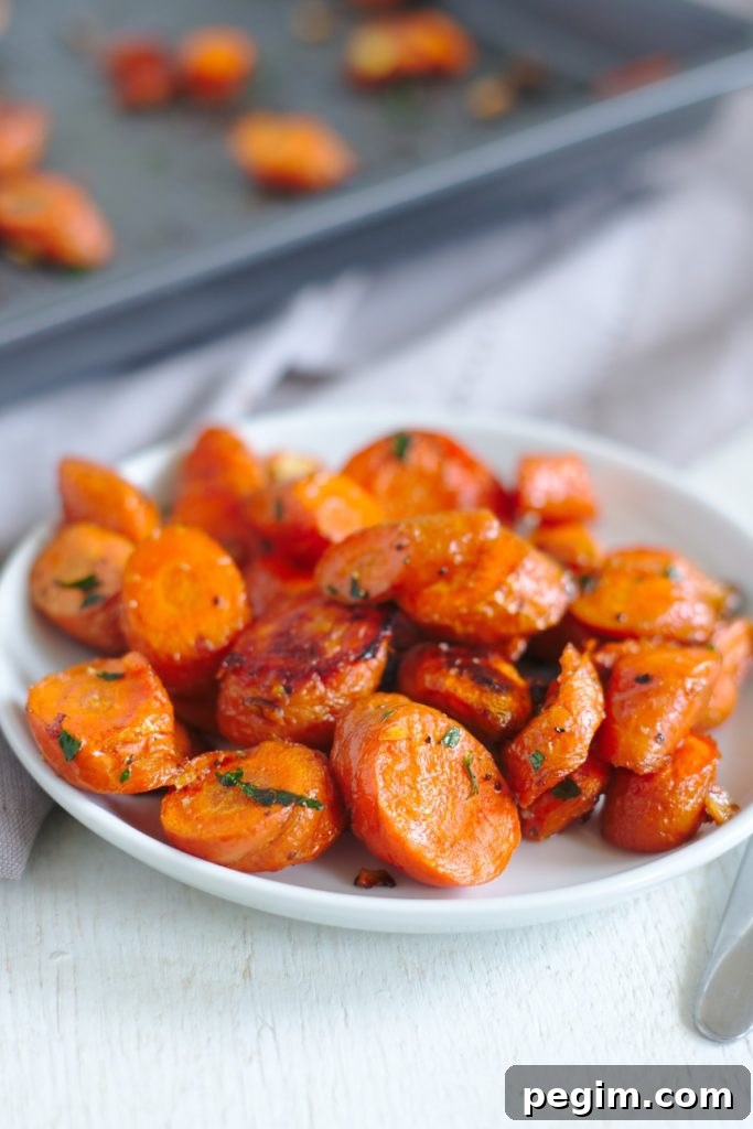 Garlic Roasted Carrots