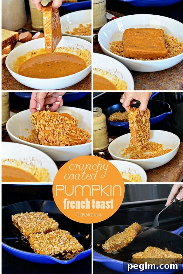 How to make Crunchy Coated Pumpkin French Toast