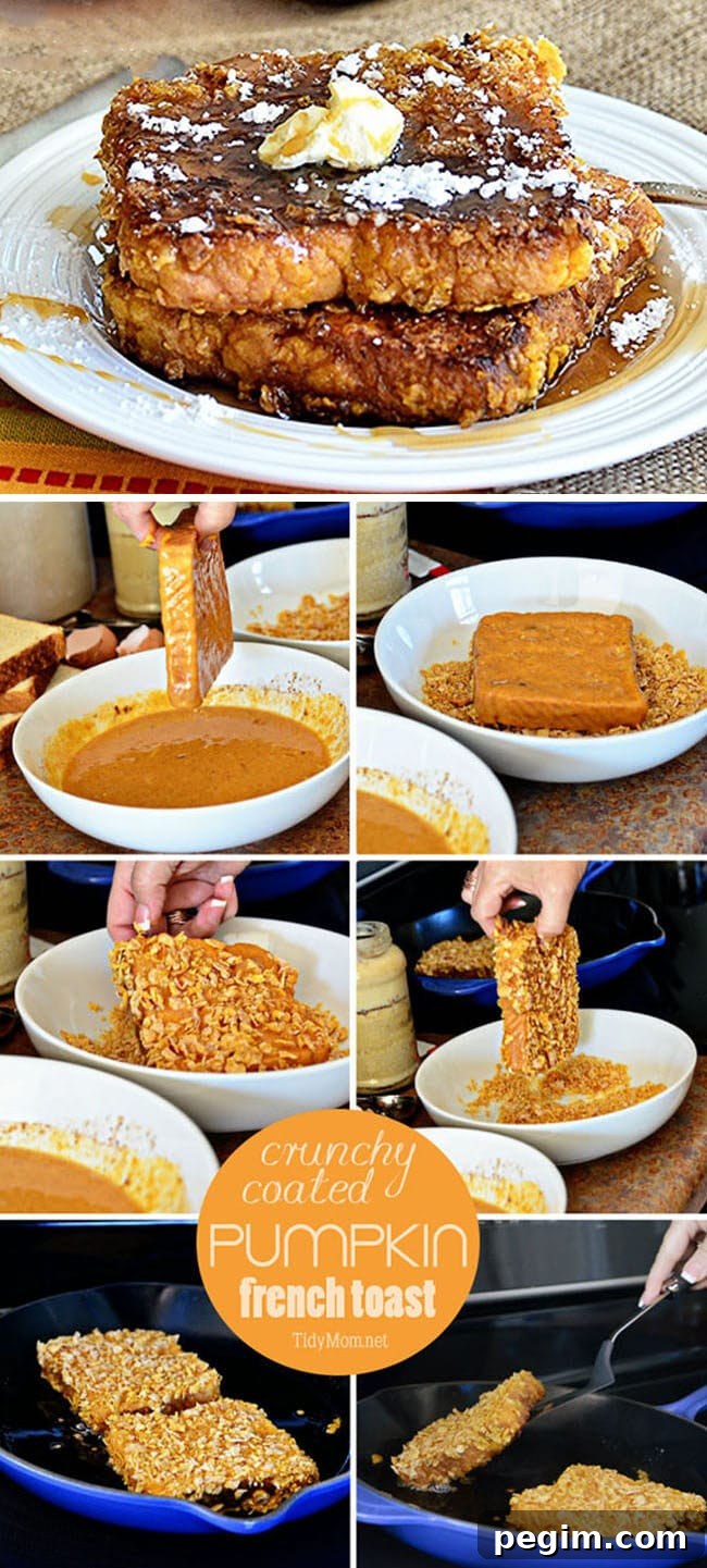 Pumpkin French Toast collage