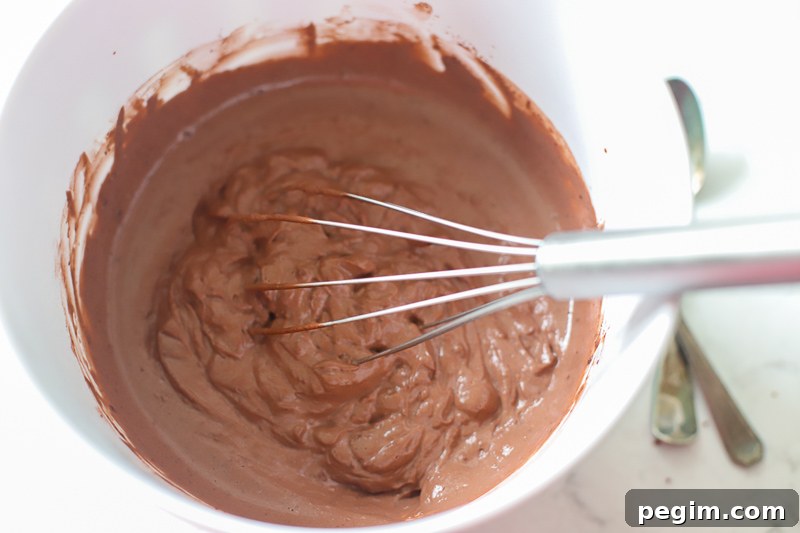 Pudding for chocolate trifle