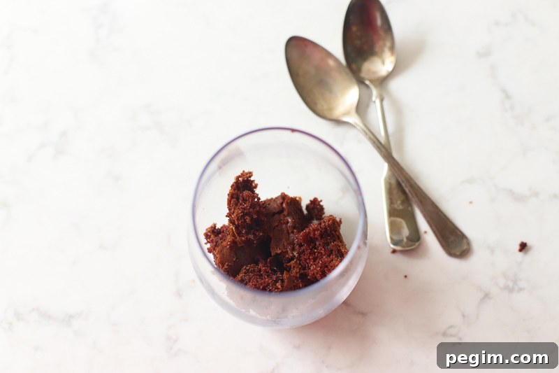 cake in a glass