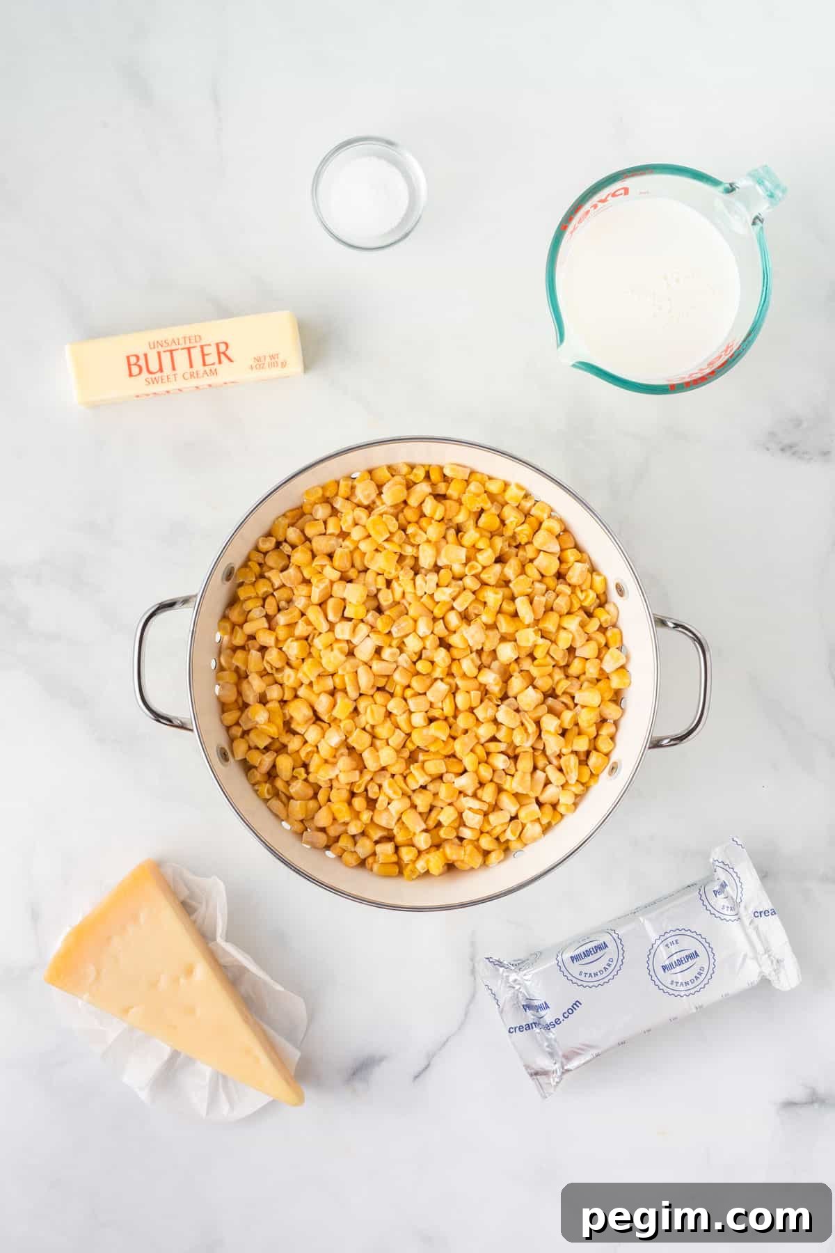 ingredients needed to make creamed corn in the crock pot