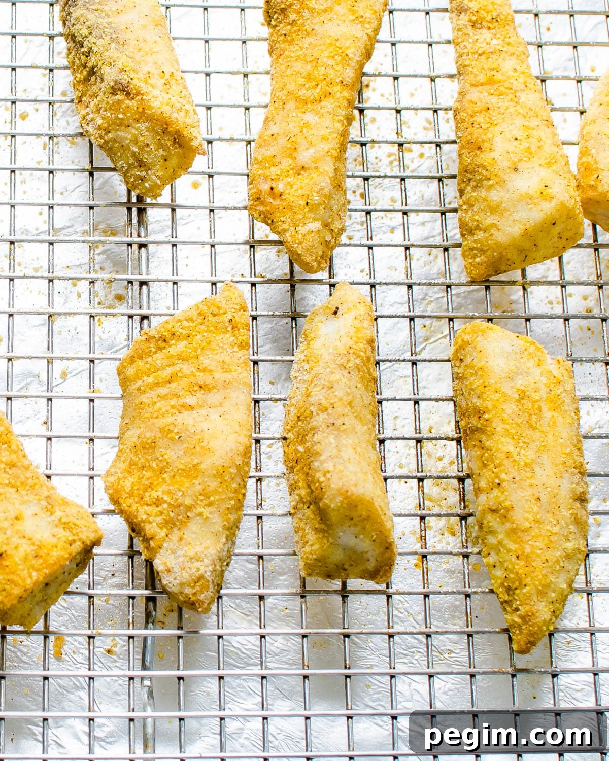 Baked fish for the tacos. 