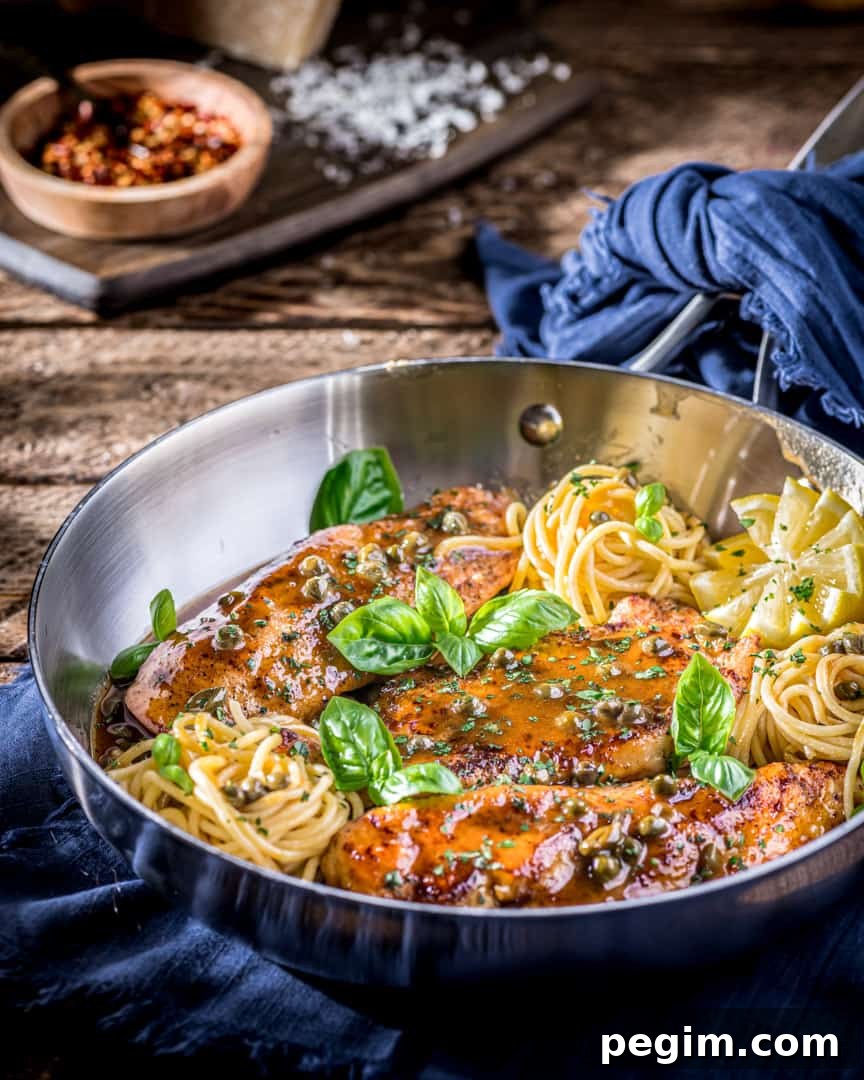 Chicken Piccata with Caper Lemon Butter Sauce