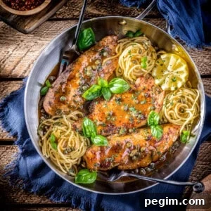 Chicken Piccata with Caper Lemon Butter Sauce