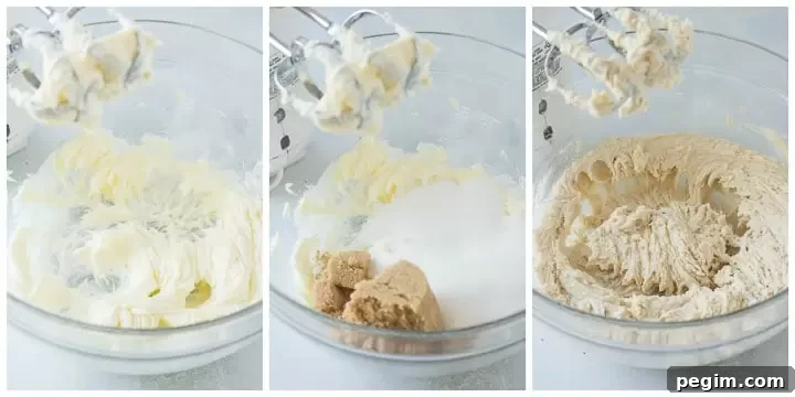 how to make chocolate mint cookies steps 1 through 3
