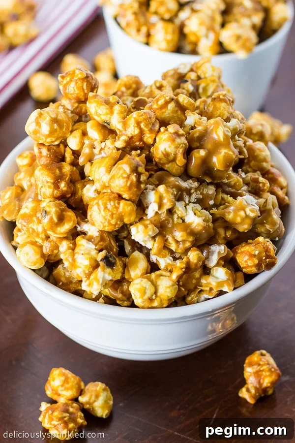 Oven Baked Caramel Corn