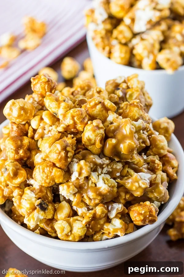 Oven Baked Caramel Corn Recipe