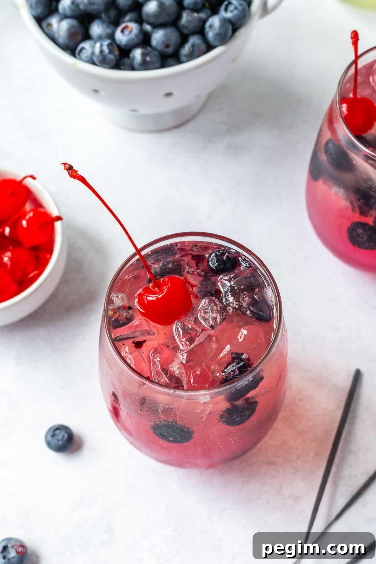 cocktail with cherry