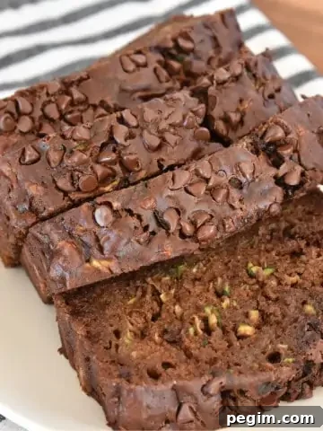Chocolate Zucchini Banana Bread recipe.