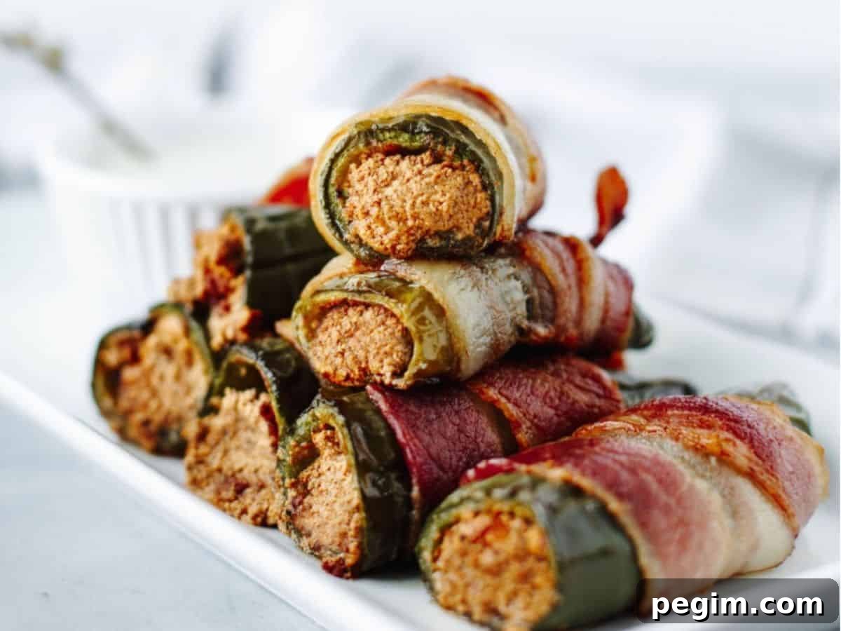 Bacon Wrapped Stuffed Jalapenos