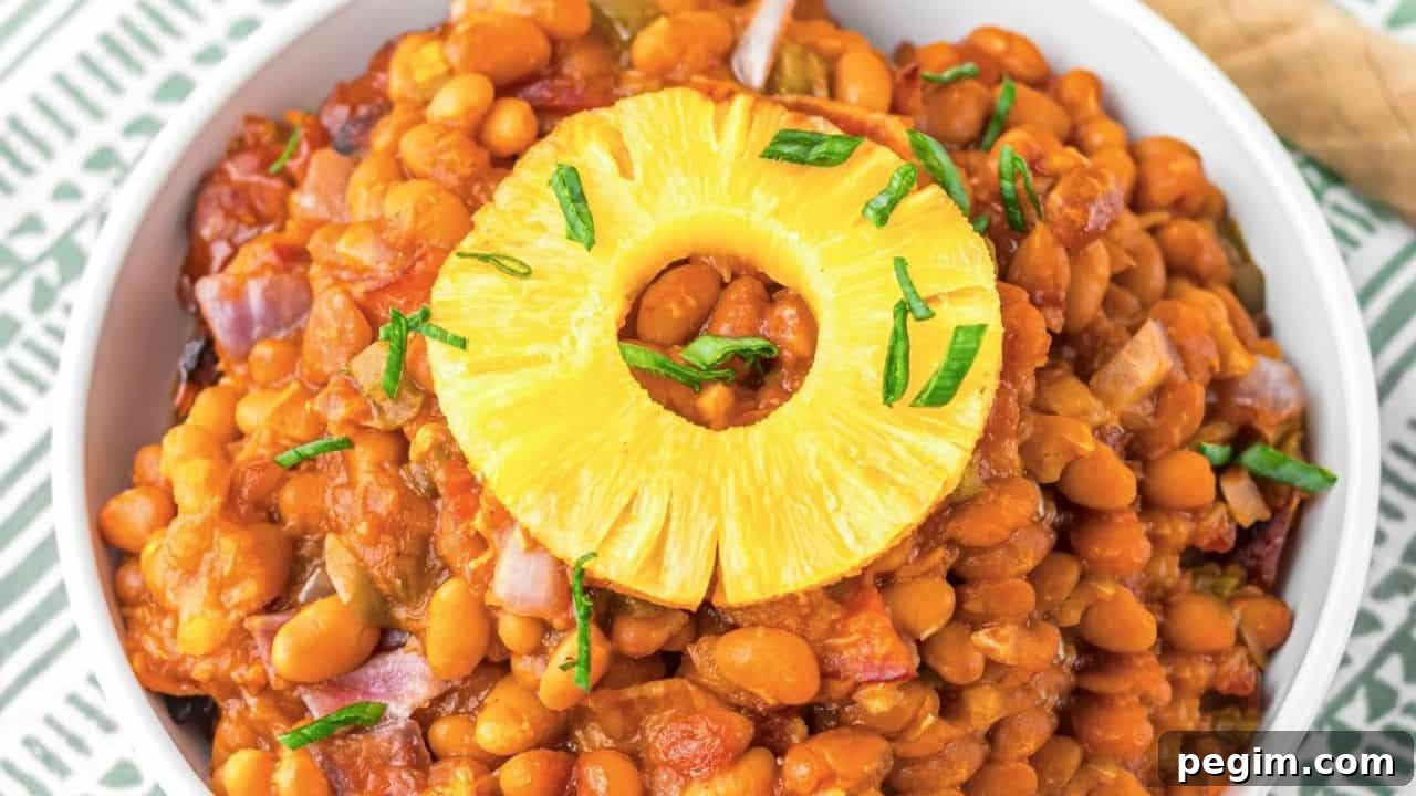 Easy Hawaiian Baked Beans