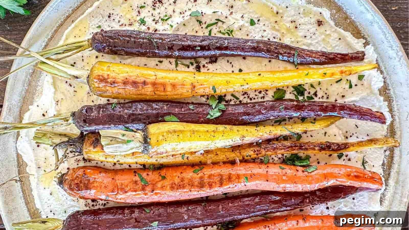 Roasted Carrots With Whipped Feta