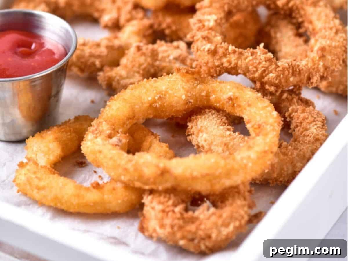 Crispy Air Fried Onion Rings